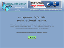 Tablet Screenshot of hayalshop.com